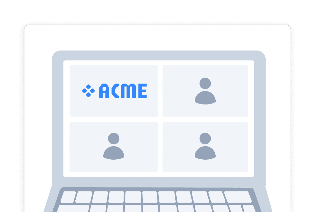 Custom branded meeting bot interface