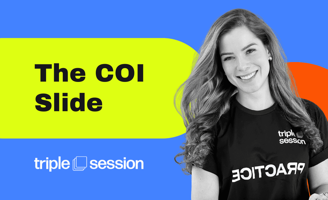 The COI Slide - Presenting Price training session