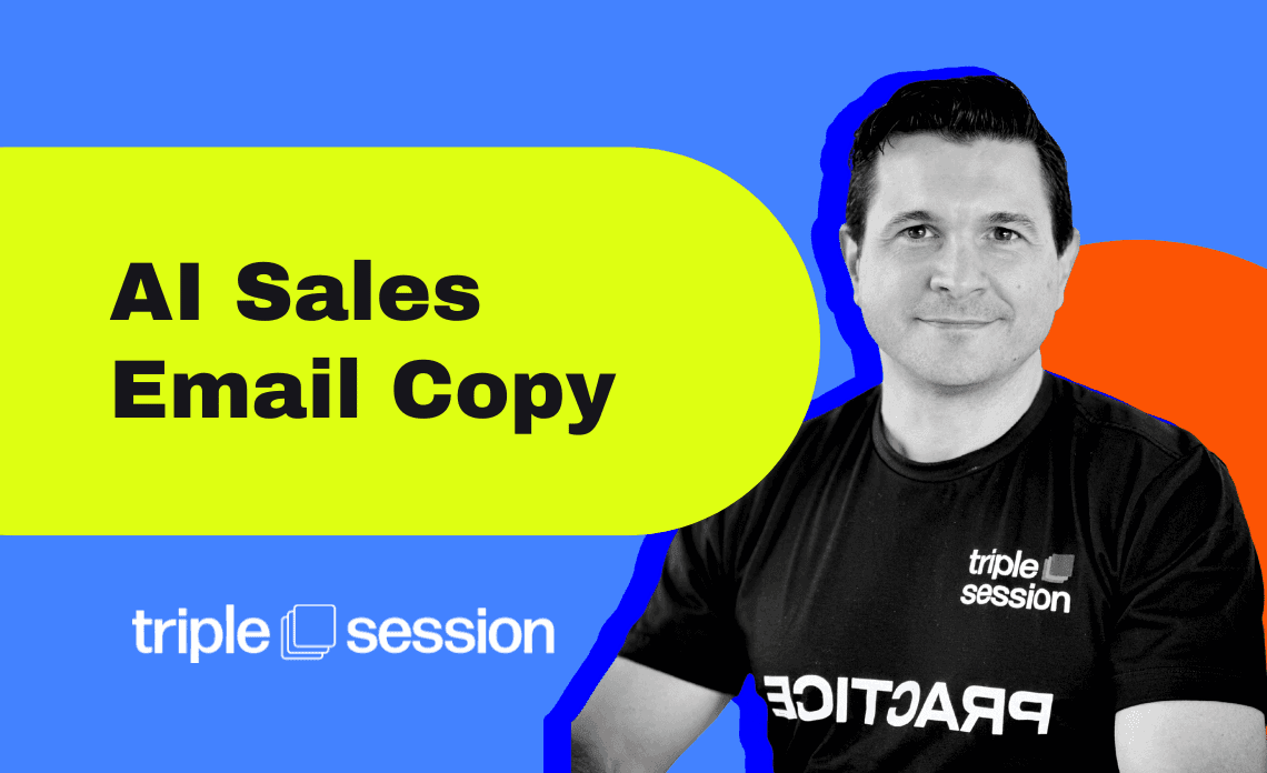 AI Sales Email Copy - AI For Sales training session