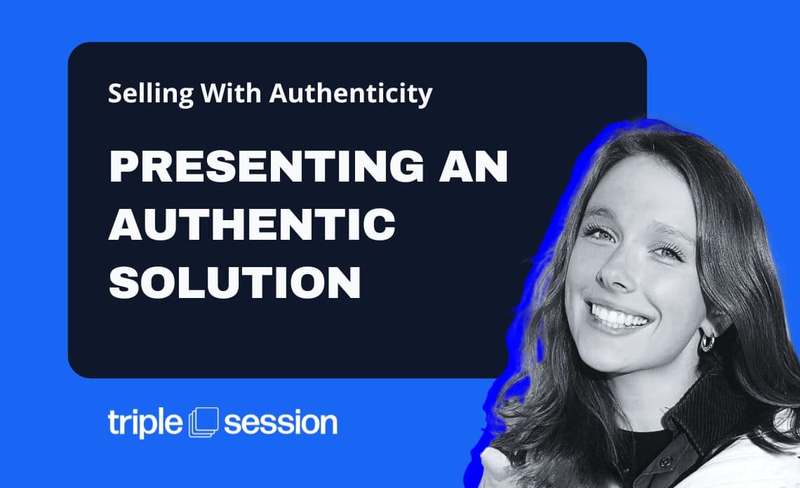 Presenting an Authentic Solution - Presenting Price training session